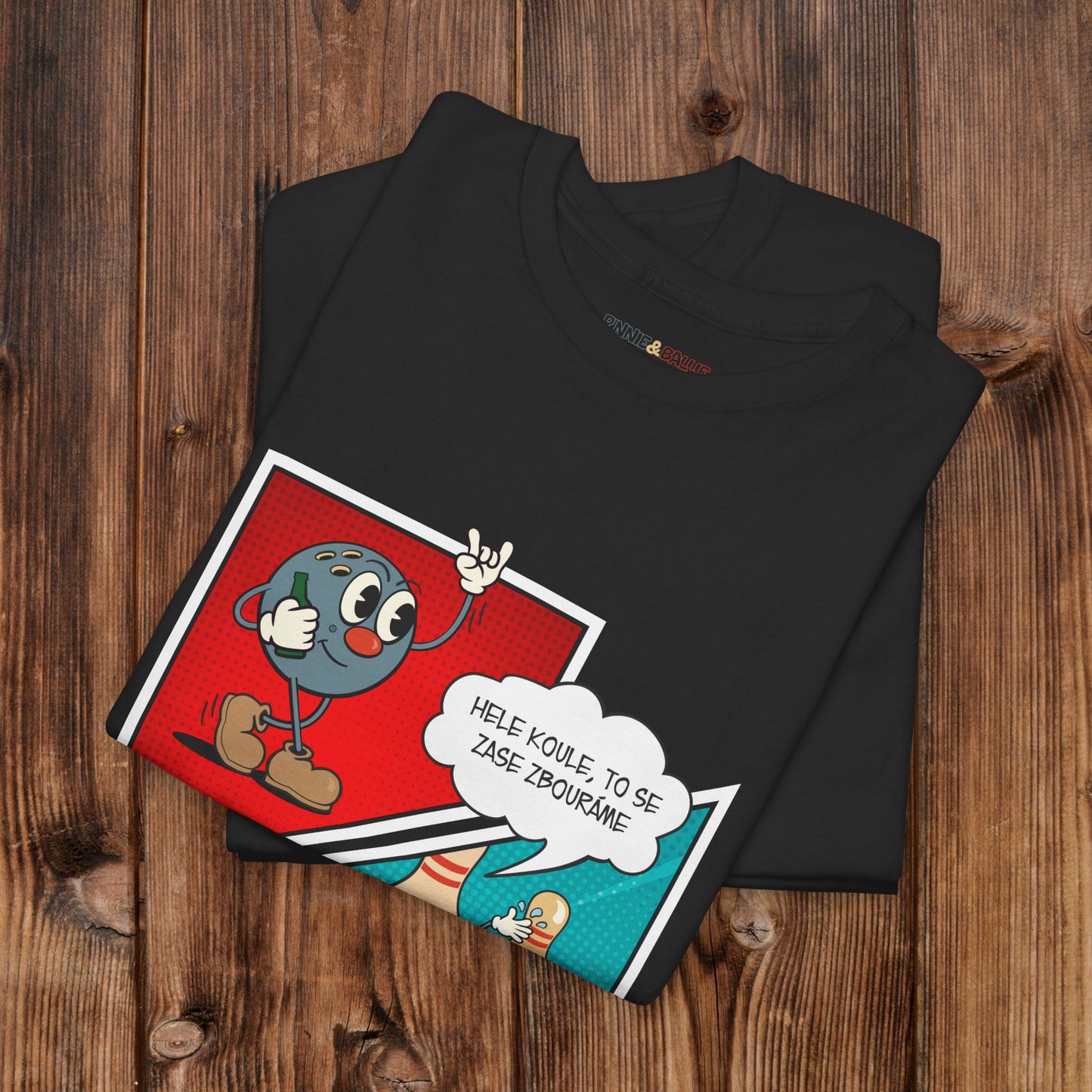 🇨🇿 Bowlingové Tričko "Zbouráme se"